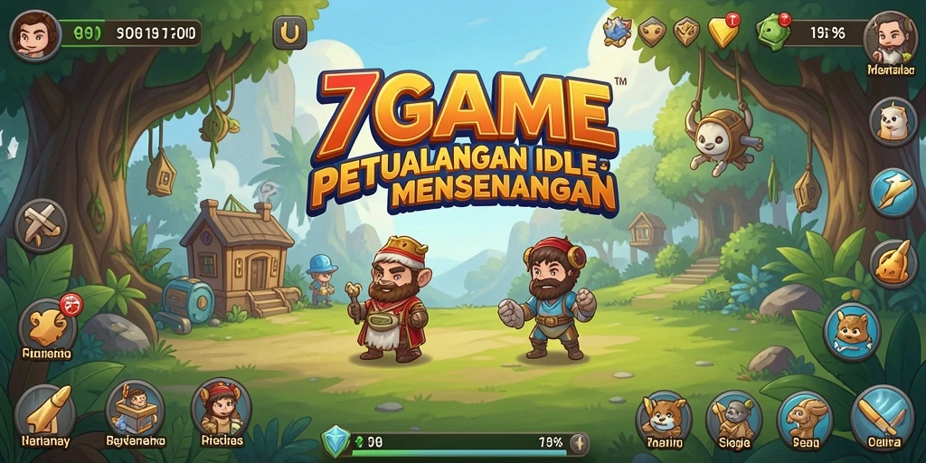 Tampilan gameplay seru dan menarik dari 7GAME.