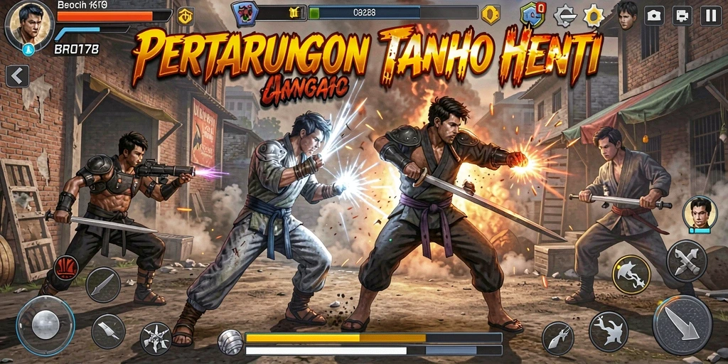 Gameplay menegangkan dalam BRO178 yang penuh aksi.