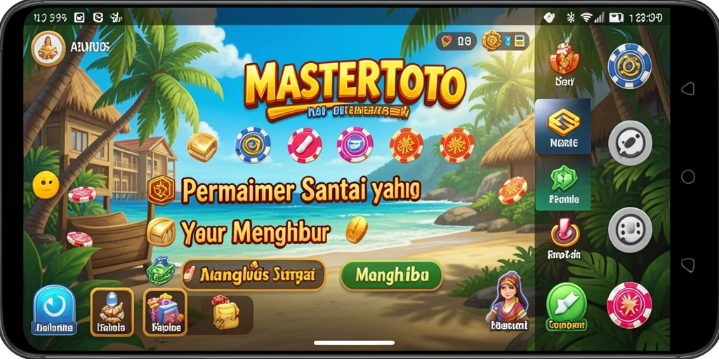 Tampilan gameplay seru dan interaktif di MASTERTOTO.