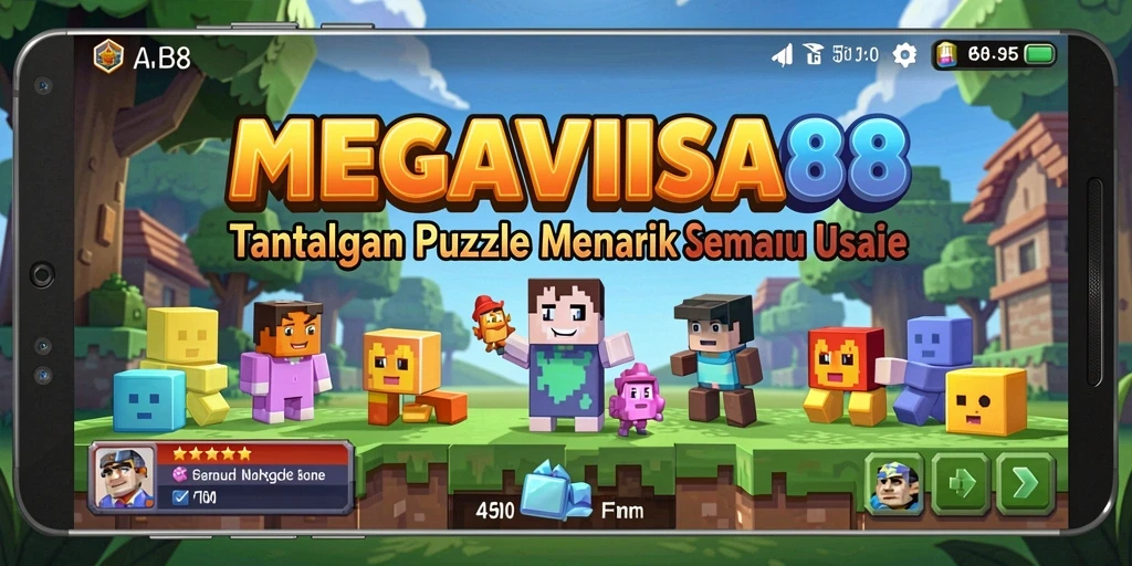 Tampilan gameplay seru dari MEGAVISA88 dengan berbagai tantangan Puzzle.