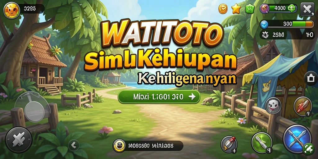 Tampilan gameplay <strong>WATITOTO</strong> yang cerah dan mengasyikkan.